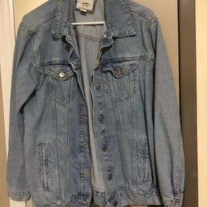 Forever 21 light wash jean jacket